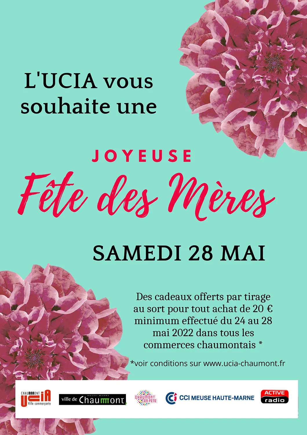 Fête des Mères organisée par l'UCIA de Chaumont