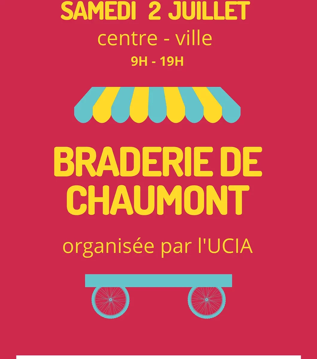 Grande braderie de Chaumont organisée par l'UCIA